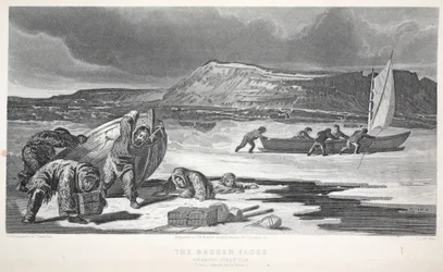 Los témpanos rotos, ilustración de 